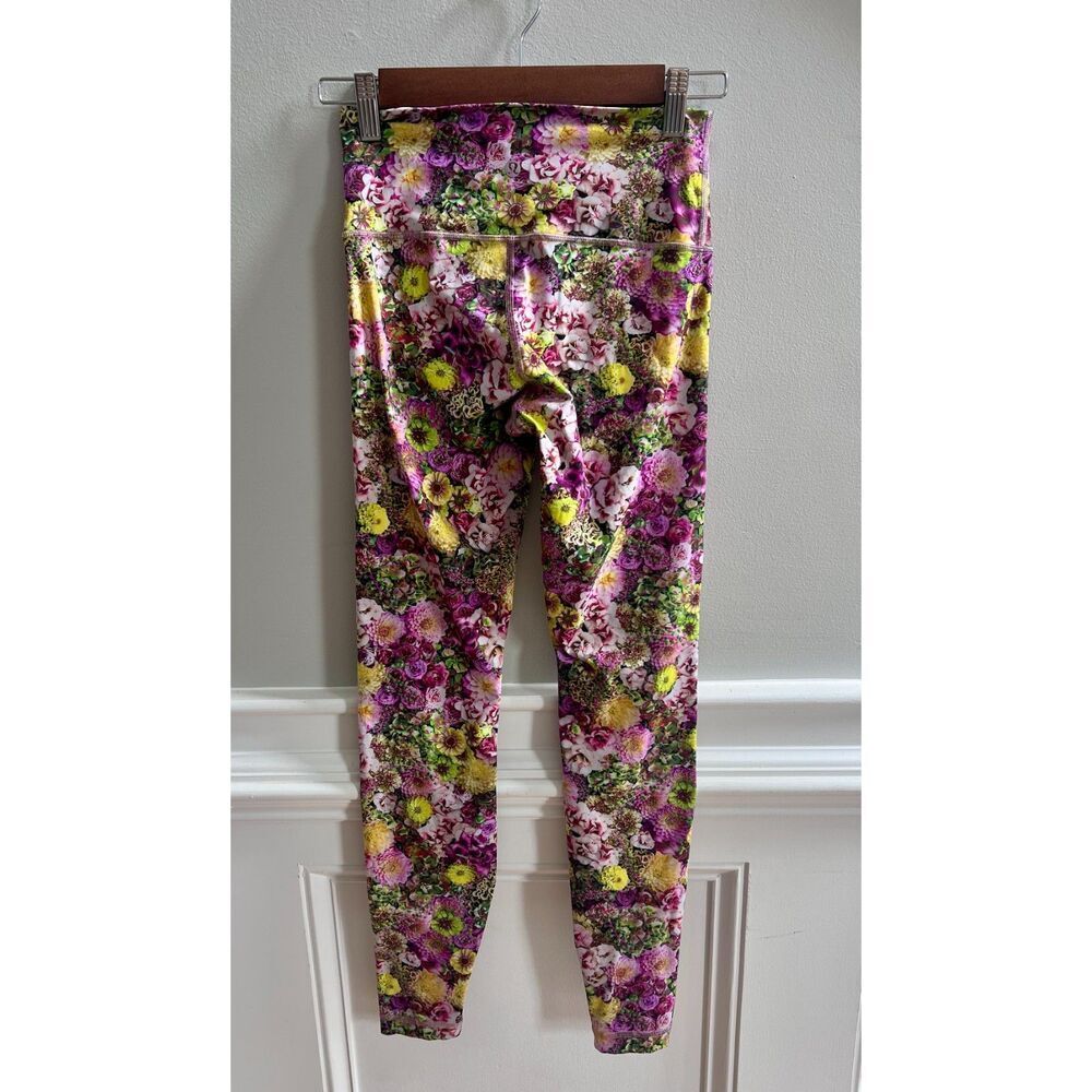 Lululemon Wunder Under Inflorescent Multi - Leggings size 4 - Picture 2 of 6